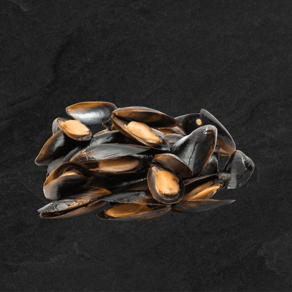 Šaldytos Čilinės midijos su kiautu, virtos,. 40/60, 1kg